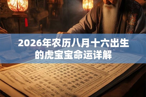 2026年农历八月十六出生的虎宝宝命运详解 2026年农历八月十六出生的虎宝宝命运详解