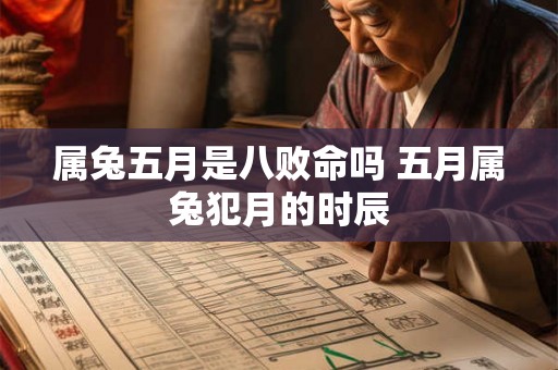 属兔五月是八败命吗 五月属兔犯月的时辰 属兔五月是八败命吗 五月属兔犯月的时辰