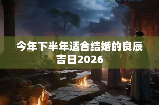 今年下半年适合结婚的良辰吉日2026 今年下半年适合结婚的良辰吉日2026