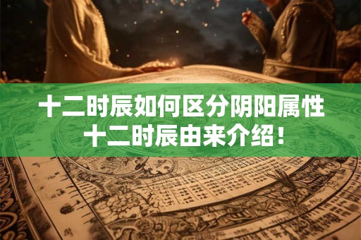 十二时辰如何区分阴阳属性 十二时辰由来介绍! 十二时辰如何区分阴阳属性 十二时辰由来介绍!