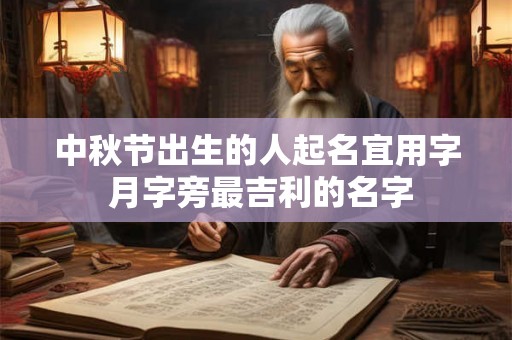 中秋节出生的人起名宜用字 月字旁最吉利的名字 中秋节出生的人起名宜用字 月字旁最吉利的名字