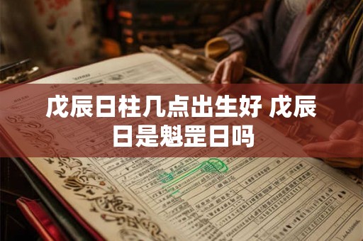 戊辰日柱几点出生好 戊辰日是魁罡日吗 戊辰日柱几点出生好 戊辰日是魁罡日吗