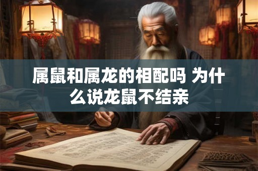 属鼠和属龙的相配吗 为什么说龙鼠不结亲 属鼠和属龙的相配吗 为什么说龙鼠不结亲