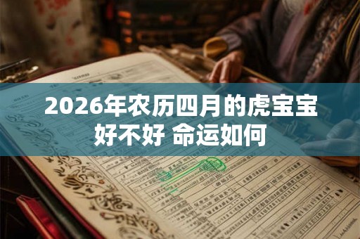 2026年农历四月的虎宝宝好不好 命运如何 2026年农历四月的虎宝宝好不好 命运如何