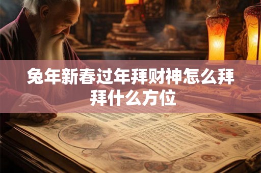 兔年新春过年拜财神怎么拜 拜什么方位 兔年新春过年拜财神怎么拜 拜什么方位