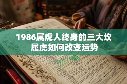 1986属虎人终身的三大坎 属虎如何改变运势 1986属虎人终身的三大坎 属虎如何改变运势