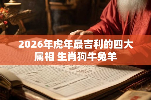 2026年虎年最吉利的四大属相 生肖狗牛兔羊