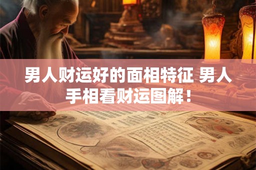男人财运好的面相特征 男人手相看财运图解! 男人财运好的面相特征 男人手相看财运图解!