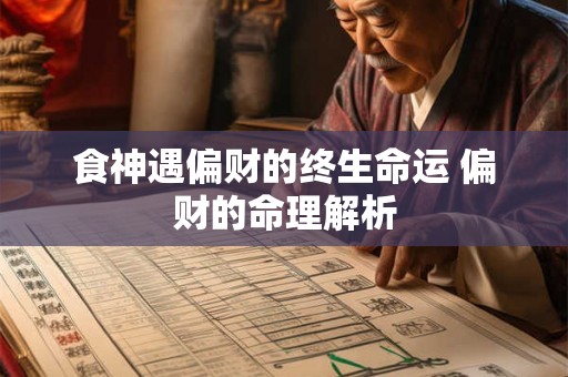 食神遇偏财的终生命运 偏财的命理解析