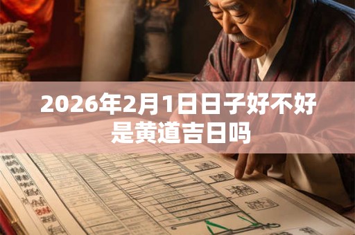 2026年2月1日日子好不好 是黄道吉日吗