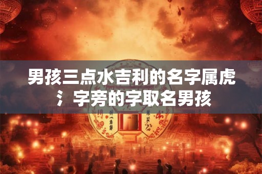 男孩三点水吉利的名字属虎 氵字旁的字取名男孩