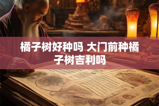 橘子树好种吗 大门前种橘子树吉利吗 橘子树好种吗 大门前种橘子树吉利吗