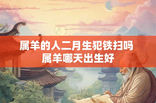 属羊的人二月生犯铁扫吗 属羊哪天出生好 属羊的人二月生犯铁扫吗 属羊哪天出生好