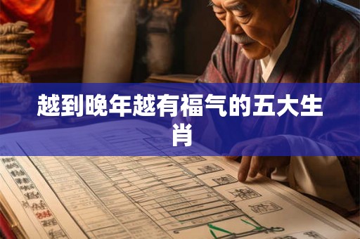 越到晚年越有福气的五大生肖 越到晚年越有福气的五大生肖