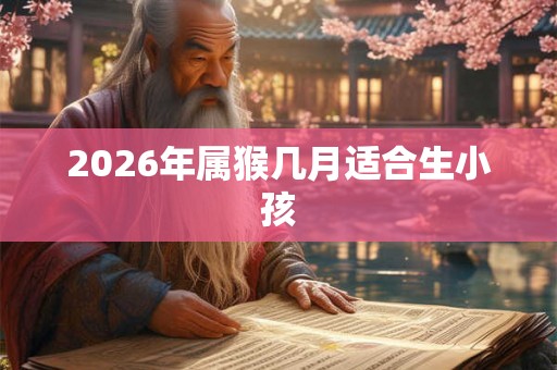 2026年属猴几月适合生小孩 2026年属猴几月适合生小孩