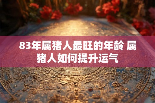 83年属猪人最旺的年龄 属猪人如何提升运气 83年属猪人最旺的年龄 属猪人如何提升运气
