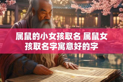 属鼠的小女孩取名 属鼠女孩取名字寓意好的字 属鼠的小女孩取名 属鼠女孩取名字寓意好的字