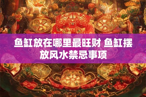 鱼缸放在哪里最旺财 鱼缸摆放风水禁忌事项 鱼缸放在哪里最旺财 鱼缸摆放风水禁忌事项
