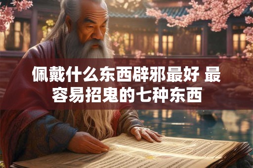 佩戴什么东西辟邪最好 最容易招鬼的七种东西