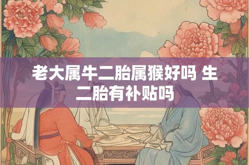 老大属牛二胎属猴好吗 生二胎有补贴吗 老大属牛二胎属猴好吗 生二胎有补贴吗