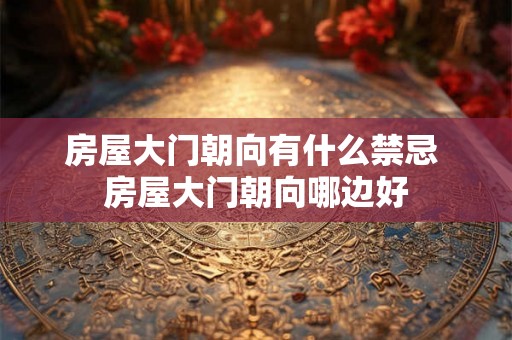 房屋大门朝向有什么禁忌 房屋大门朝向哪边好 房屋大门朝向有什么禁忌 房屋大门朝向哪边好