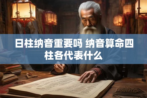 日柱纳音重要吗 纳音算命四柱各代表什么 日柱纳音重要吗 纳音算命四柱各代表什么
