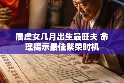 属虎女几月出生最旺夫 命理揭示最佳繁荣时机