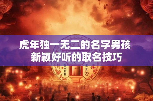虎年独一无二的名字男孩 新颖好听的取名技巧 虎年独一无二的名字男孩 新颖好听的取名技巧