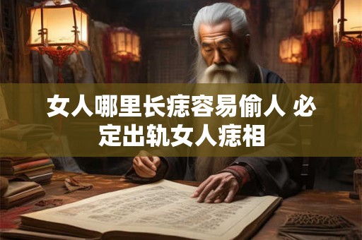 女人哪里长痣容易偷人 必定出轨女人痣相 女人哪里长痣容易偷人 必定出轨女人痣相