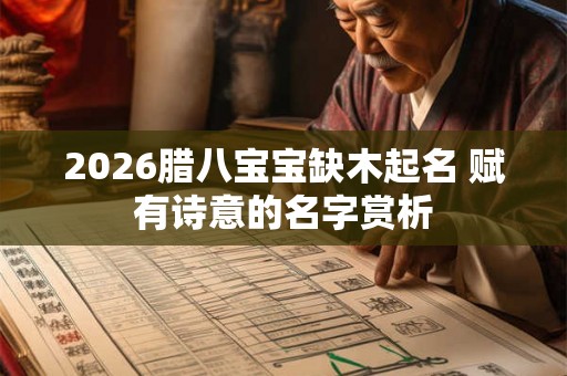 2026腊八宝宝缺木起名 赋有诗意的名字赏析