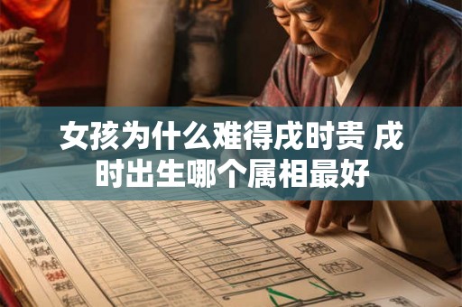 女孩为什么难得戌时贵 戌时出生哪个属相最好