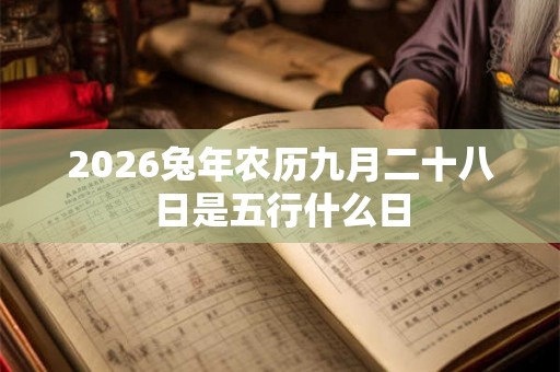 2026兔年农历九月二十八日是五行什么日 2026兔年农历九月二十八日是五行什么日