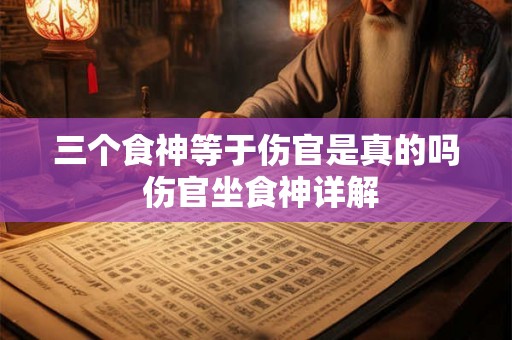三个食神等于伤官是真的吗 伤官坐食神详解 三个食神等于伤官是真的吗 伤官坐食神详解