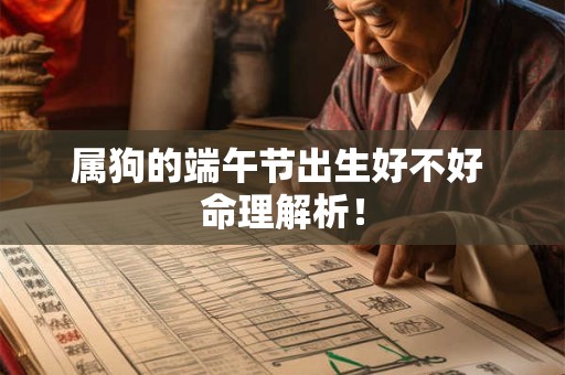 属狗的端午节出生好不好 命理解析！