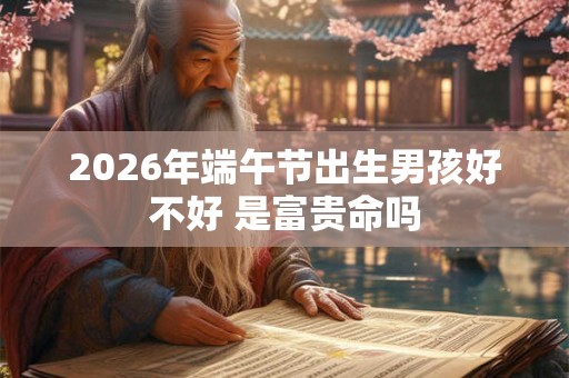 2026年端午节出生男孩好不好 是富贵命吗 2026年端午节出生男孩好不好 是富贵命吗
