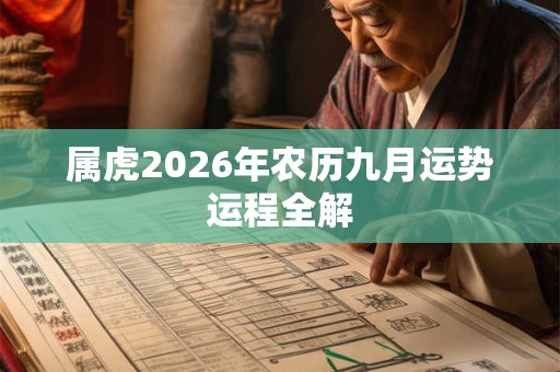 属虎2026年农历九月运势运程全解 属虎2026年农历九月运势运程全解