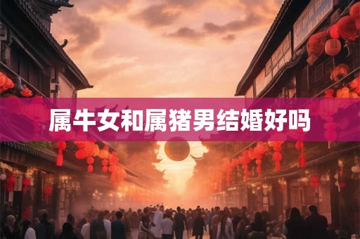 属牛女和属猪男结婚好吗 属牛女和属猪男结婚好吗