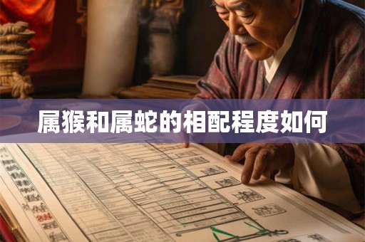 属猴和属蛇的相配程度如何 属猴和属蛇的相配程度如何