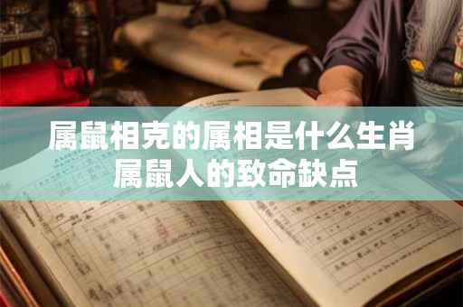 属鼠相克的属相是什么生肖 属鼠人的致命缺点 属鼠相克的属相是什么生肖 属鼠人的致命缺点