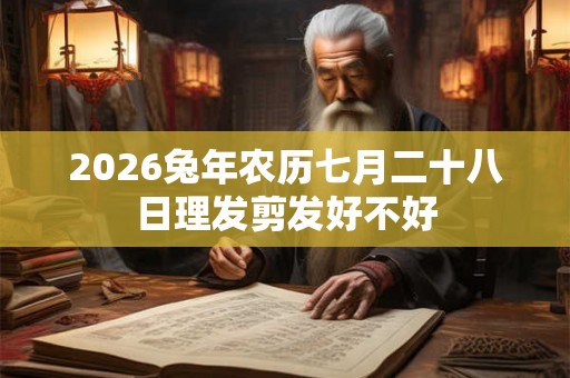 2026兔年农历七月二十八日理发剪发好不好