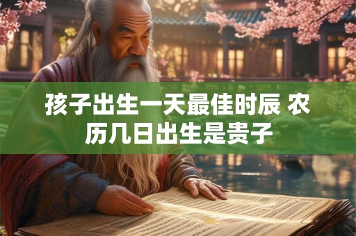 孩子出生一天最佳时辰 农历几日出生是贵子 孩子出生一天最佳时辰 农历几日出生是贵子