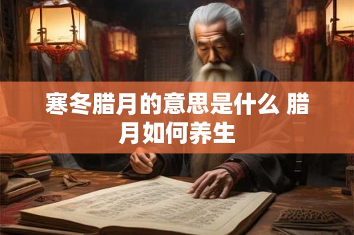 寒冬腊月的意思是什么 腊月如何养生 寒冬腊月的意思是什么 腊月如何养生