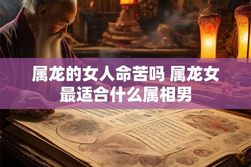 属龙的女人命苦吗 属龙女最适合什么属相男 属龙的女人命苦吗 属龙女最适合什么属相男