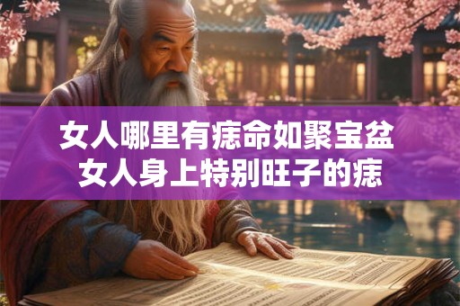 女人哪里有痣命如聚宝盆 女人身上特别旺子的痣 女人哪里有痣命如聚宝盆 女人身上特别旺子的痣