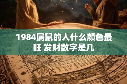 1984属鼠的人什么颜色最旺 发财数字是几