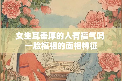 女生耳垂厚的人有福气吗 一脸福相的面相特征