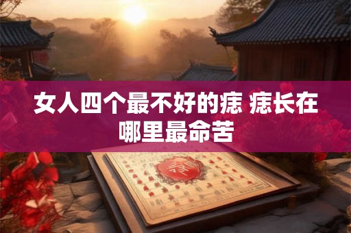 女人四个最不好的痣 痣长在哪里最命苦 女人四个最不好的痣 痣长在哪里最命苦