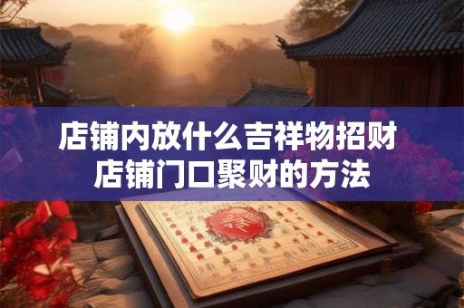 店铺内放什么吉祥物招财 店铺门口聚财的方法 店铺内放什么吉祥物招财 店铺门口聚财的方法