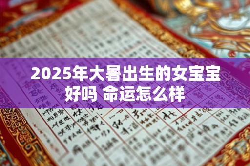 2025年大暑出生的女宝宝好吗 命运怎么样 2025年大暑出生的女宝宝好吗 命运怎么样