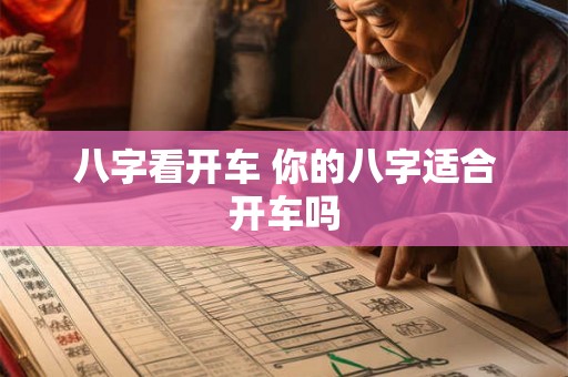 八字看开车 你的八字适合开车吗 八字看开车 你的八字适合开车吗